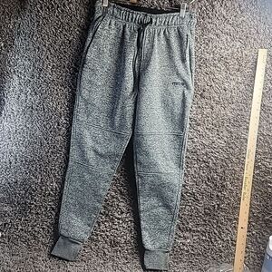 Mitre Men's Joggers Multi Shades Of Black Small Draw‎ Strings Zip Front Pockets